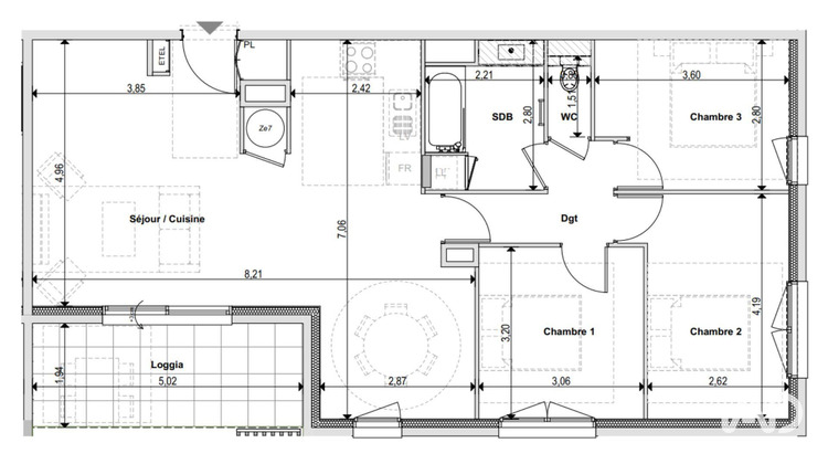 Ma-Cabane - Vente Appartement Riom, 71 m²