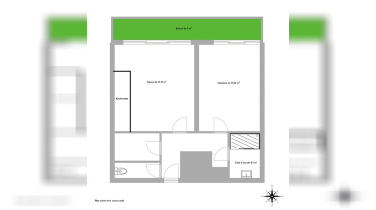 Ma-Cabane - Vente Appartement RIS-ORANGIS, 48 m²