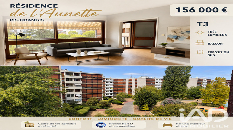 Ma-Cabane - Vente Appartement Ris-Orangis, 63 m²