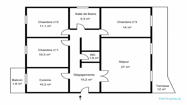 Ma-Cabane - Vente Appartement Rive-de-Gier, 95 m²