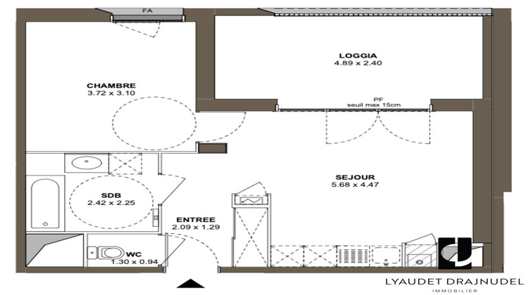 Ma-Cabane - Vente Appartement ROANNE, 41 m²