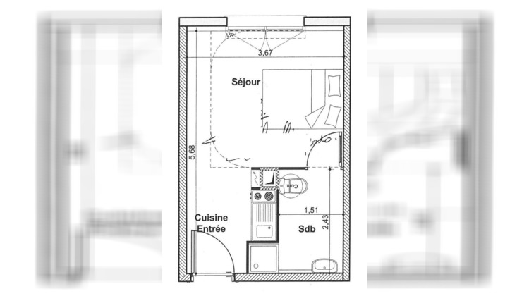 Ma-Cabane - Vente Appartement Rodilhan, 20 m²