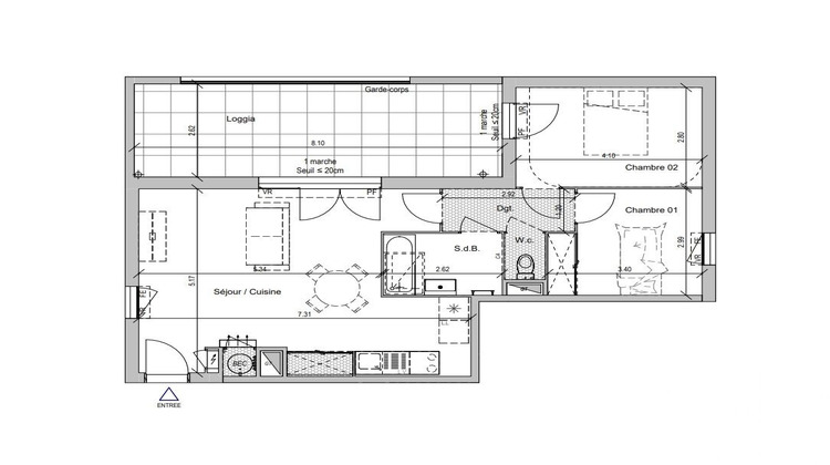 Ma-Cabane - Vente Appartement Rodilhan, 63 m²