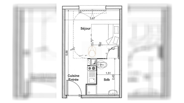Ma-Cabane - Vente Appartement Rodilhan, 20 m²