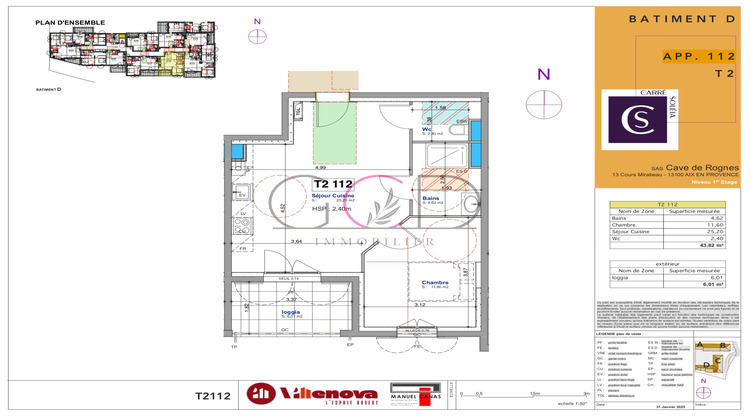 Ma-Cabane - Vente Appartement Rognes, 43 m²