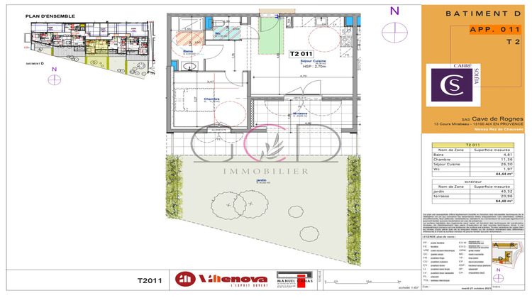 Ma-Cabane - Vente Appartement Rognes, 44 m²