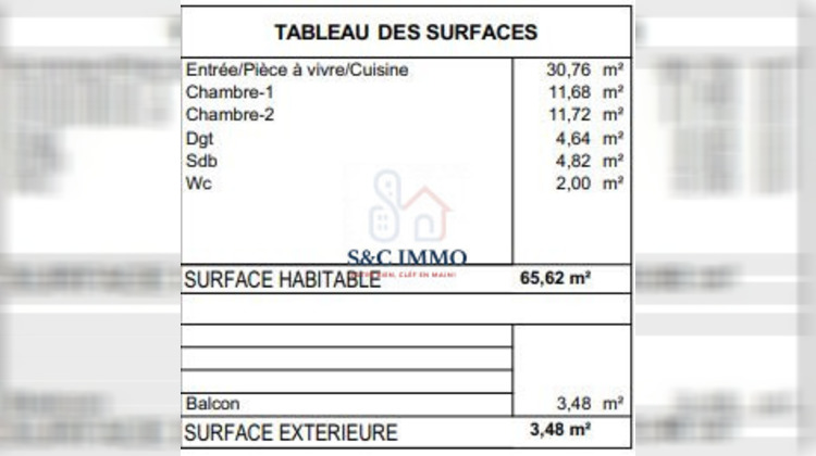 Ma-Cabane - Vente Appartement Roissy-en-Brie, 65 m²