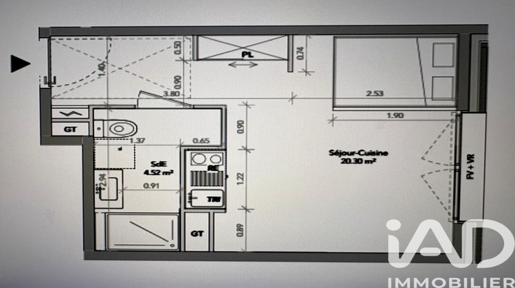 Ma-Cabane - Vente Appartement Romainville, 25 m²