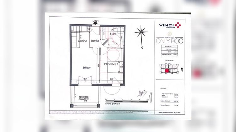 Ma-Cabane - Vente Appartement ROQUEBRUNE-SUR-ARGENS, 39 m²