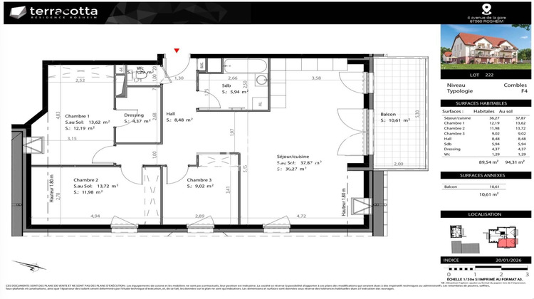 Ma-Cabane - Vente Appartement Rosheim, 94 m²