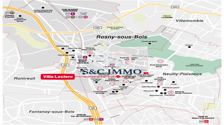 Ma-Cabane - Vente Appartement Rosny-sous-Bois, 71 m²
