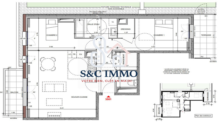Ma-Cabane - Vente Appartement Rosny-sous-Bois, 72 m²