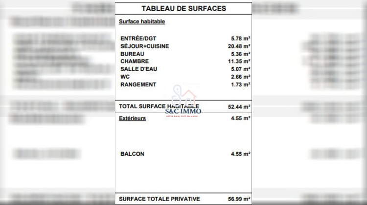 Ma-Cabane - Vente Appartement Rosny-sous-Bois, 52 m²