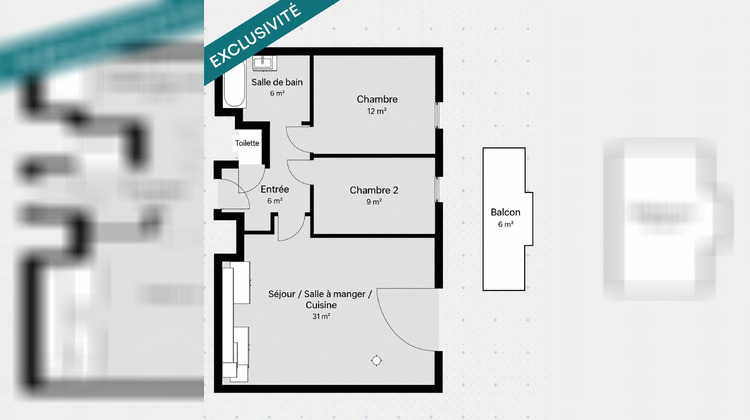 Ma-Cabane - Vente Appartement Rosny-sous-Bois, 64 m²