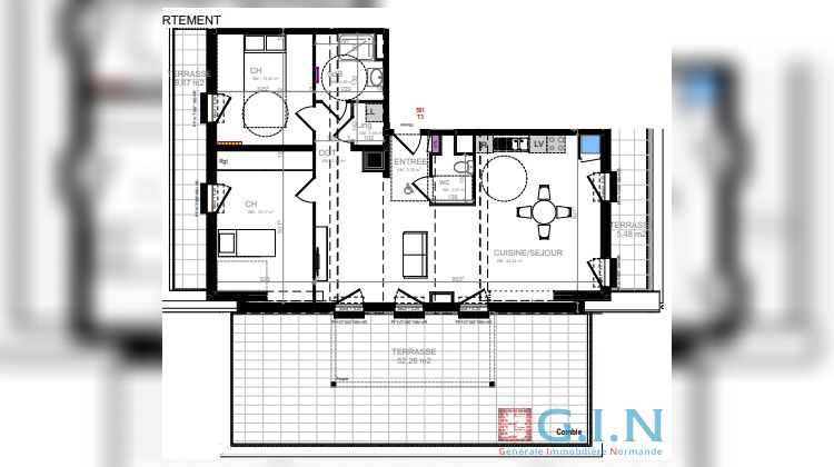 Ma-Cabane - Vente Appartement Rouen, 82 m²