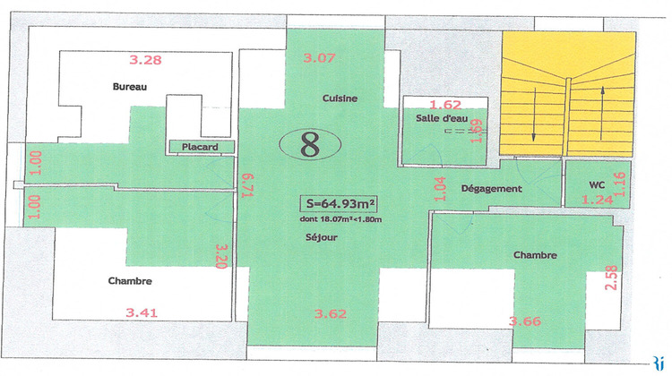 Ma-Cabane - Vente Appartement ROUEN, 46 m²