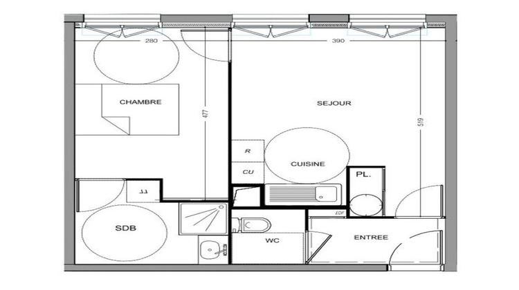 Ma-Cabane - Vente Appartement ROUEN, 42 m²