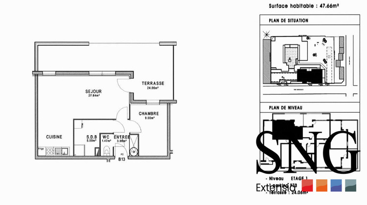 Ma-Cabane - Vente Appartement Rouen, 47 m²