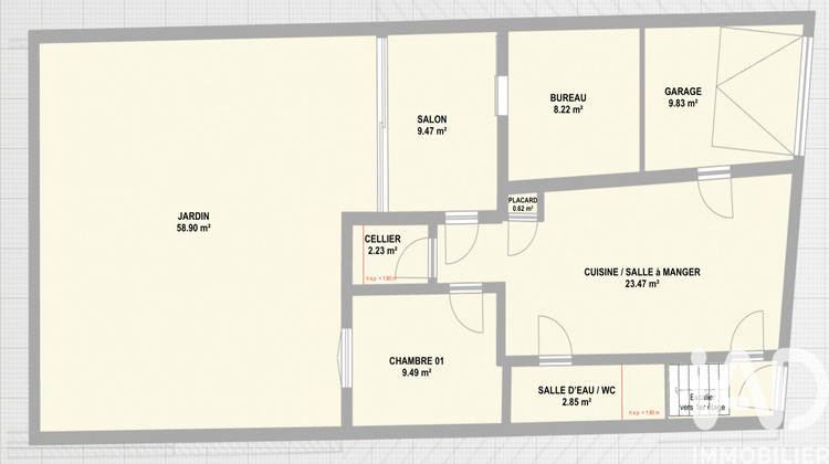 Ma-Cabane - Vente Appartement Royan, 56 m²