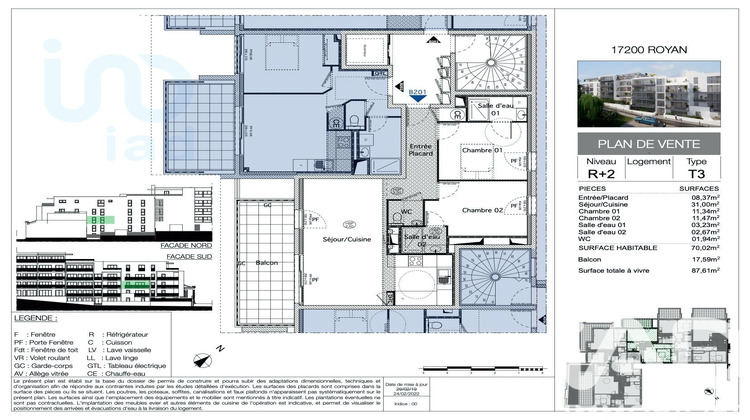 Ma-Cabane - Vente Appartement Royan, 70 m²