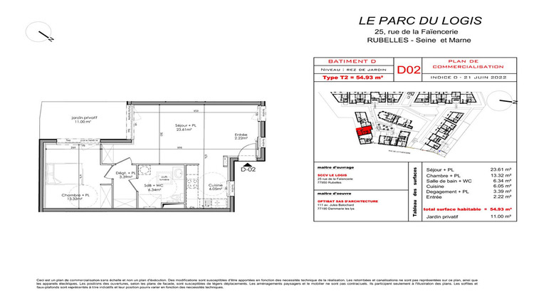 Ma-Cabane - Vente Appartement Rubelles, 54 m²