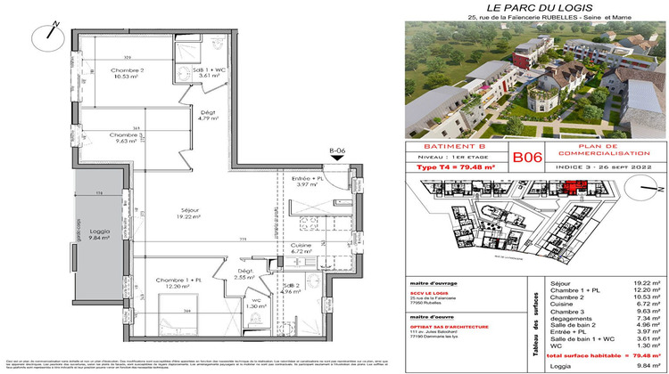 Ma-Cabane - Vente Appartement Rubelles, 79 m²