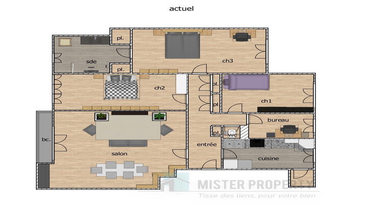 Ma-Cabane - Vente Appartement RUEIL-MALMAISON, 92 m²