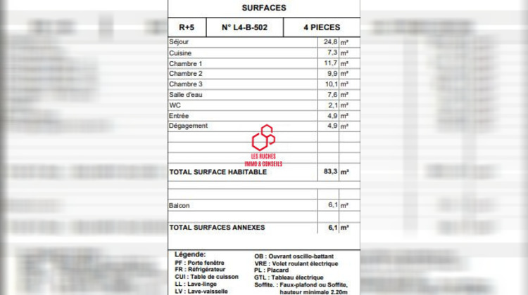 Ma-Cabane - Vente Appartement Rueil-Malmaison, 83 m²