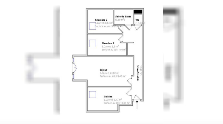 Ma-Cabane - Vente Appartement Rueil-Malmaison, 66 m²