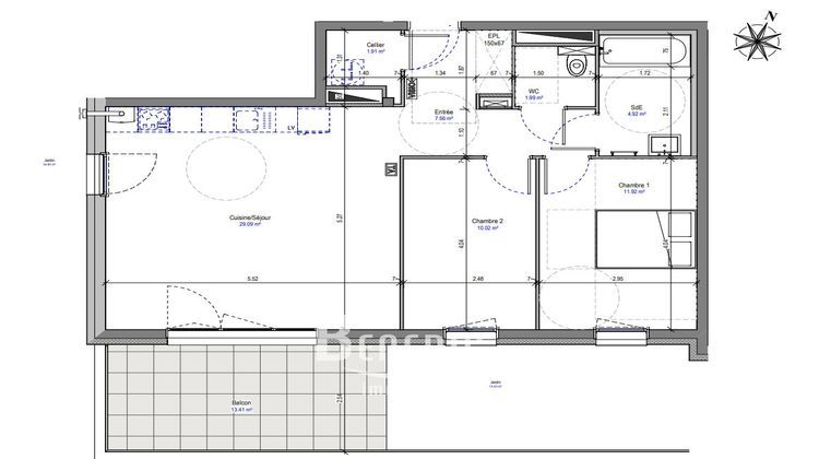 Ma-Cabane - Vente Appartement RURANGE-LES-THIONVILLE, 67 m²