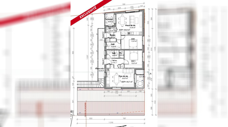 Ma-Cabane - Vente Appartement SABLES D OLONNE, 44 m²