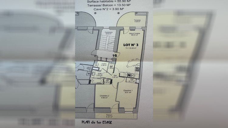 Ma-Cabane - Vente Appartement Saint-Affrique, 55 m²