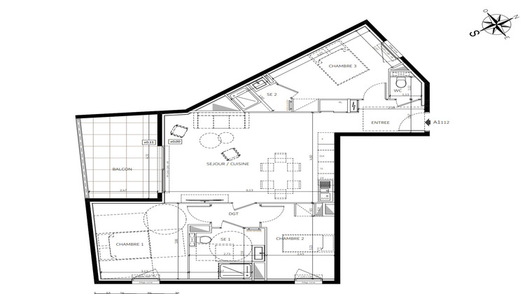 Ma-Cabane - Vente Appartement Saint-André-de-la-Roche, 79 m²