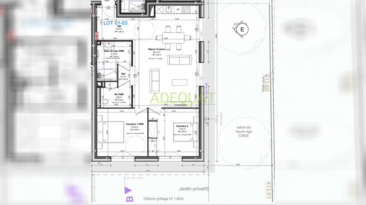 Ma-Cabane - Vente Appartement Saint-André-le-Gaz, 80 m²