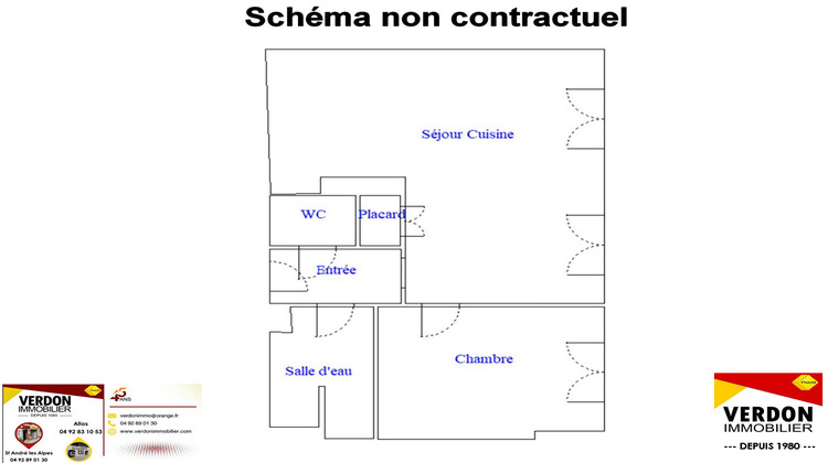 Ma-Cabane - Vente Appartement SAINT-ANDRE-LES-ALPES, 38 m²