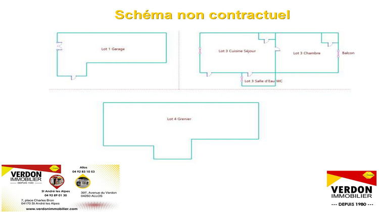 Ma-Cabane - Vente Appartement SAINT-ANDRE-LES-ALPES, 34 m²