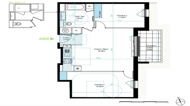 Ma-Cabane - Vente Appartement SAINT-AUBIN-D'AUBIGNE, 64 m²
