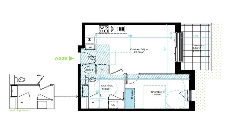 Ma-Cabane - Vente Appartement SAINT-AUBIN-D'AUBIGNE, 41 m²