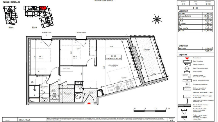 Ma-Cabane - Vente Appartement SAINT-BARTHELEMY-D'ANJOU, 57 m²