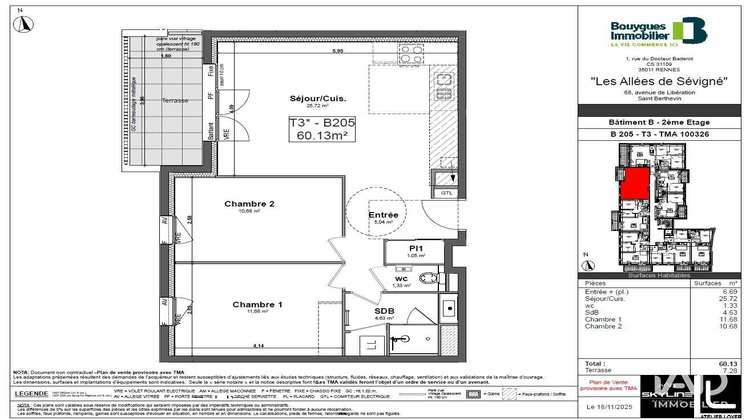 Ma-Cabane - Vente Appartement Saint-Berthevin, 60 m²