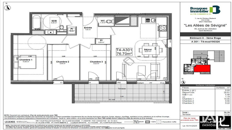 Ma-Cabane - Vente Appartement Saint-Berthevin, 77 m²