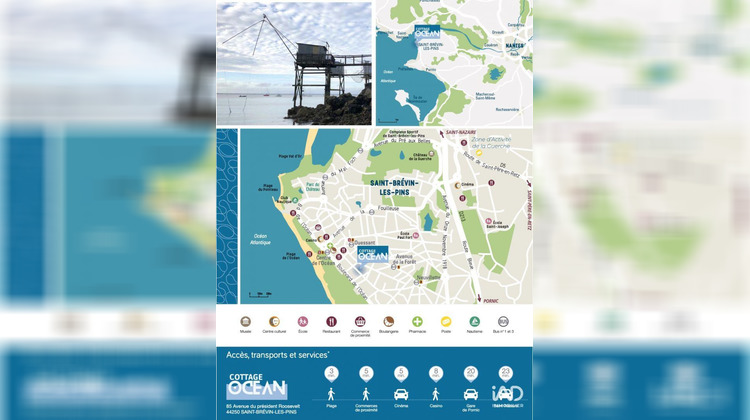 Ma-Cabane - Vente Appartement Saint-Brevin-les-Pins, 59 m²