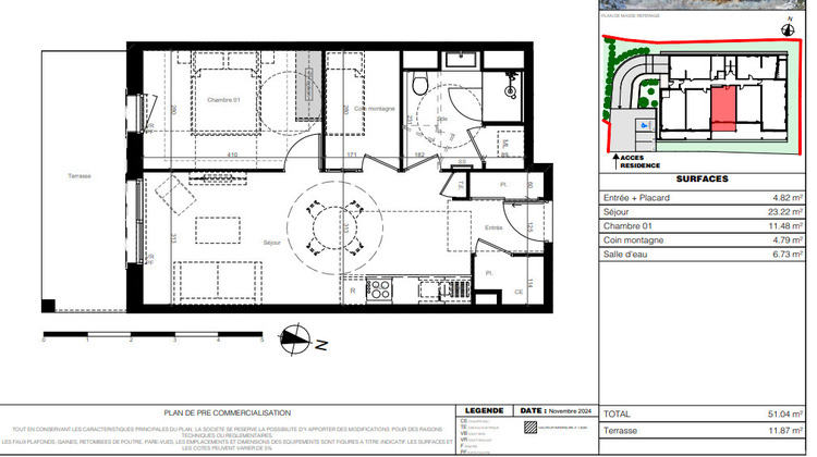 Ma-Cabane - Vente Appartement Saint-Chaffrey, 51 m²