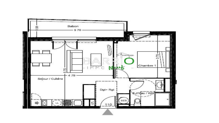 Ma-Cabane - Vente Appartement Saint-Cyprien, 48 m²