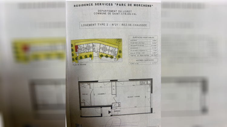 Ma-Cabane - Vente Appartement SAINT-CYR-EN-VAL, 48 m²
