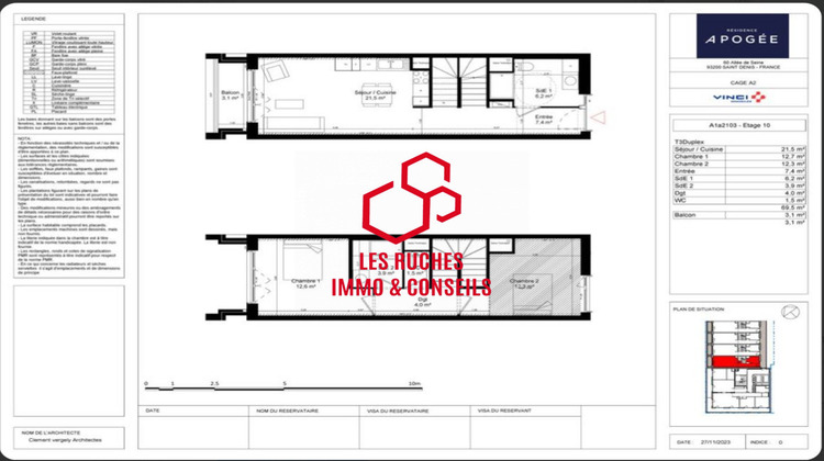 Ma-Cabane - Vente Appartement Saint-Denis, 69 m²