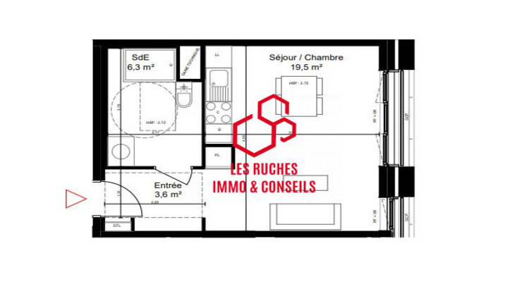Ma-Cabane - Vente Appartement Saint-Denis, 29 m²