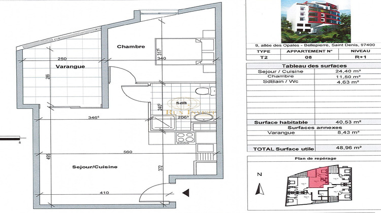 Ma-Cabane - Vente Appartement Saint-Denis, 40 m²