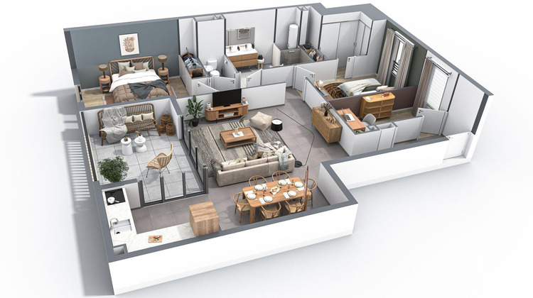 Ma-Cabane - Vente Appartement Saint-Denis, 87 m²