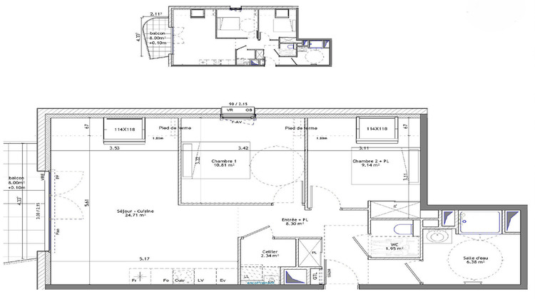 Ma-Cabane - Vente Appartement SAINT-ERBLON, 63 m²